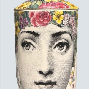 Fornasetti Scented Candle with lid.
